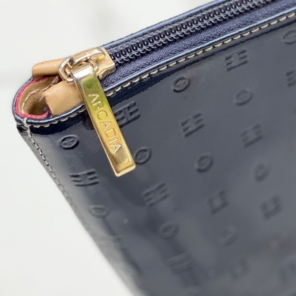 ARCADIA ITALIAN LEATHER SHOULDER BAG SATCHEL - Picture 3 of 9